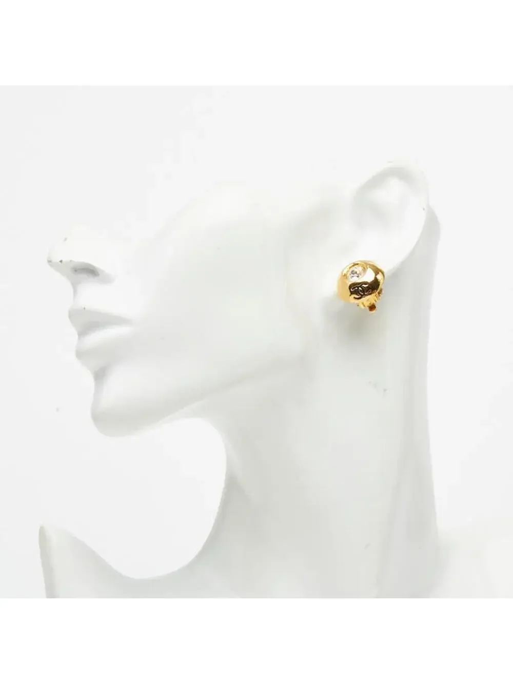 Chanel Cc Logo Clip-On Earrings Metal #276399C55B